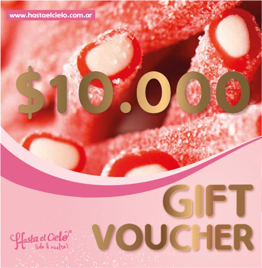 VOUCHER REGALO $10.000