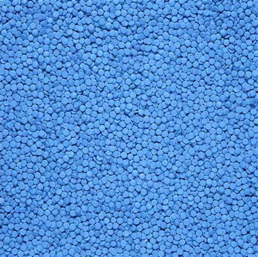 GRANA FORMA CIRCULO COLOR CELESTE  X 500GR