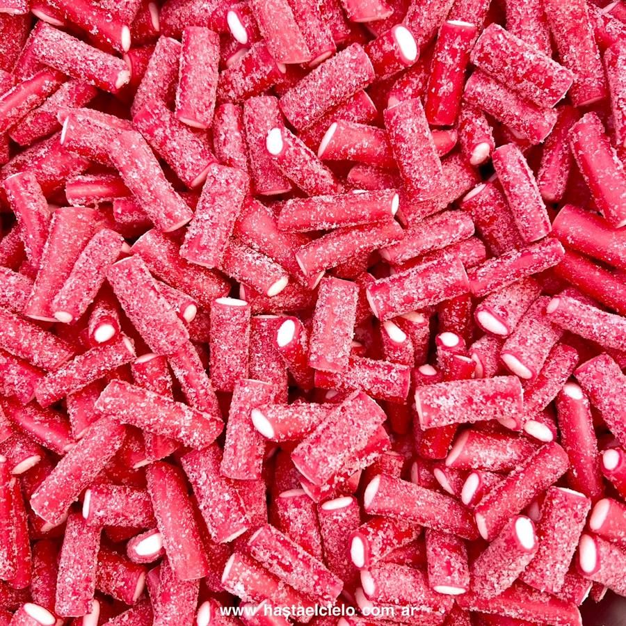 GOMITA REGALIZ CORTO FRUTILLA  ACIDA