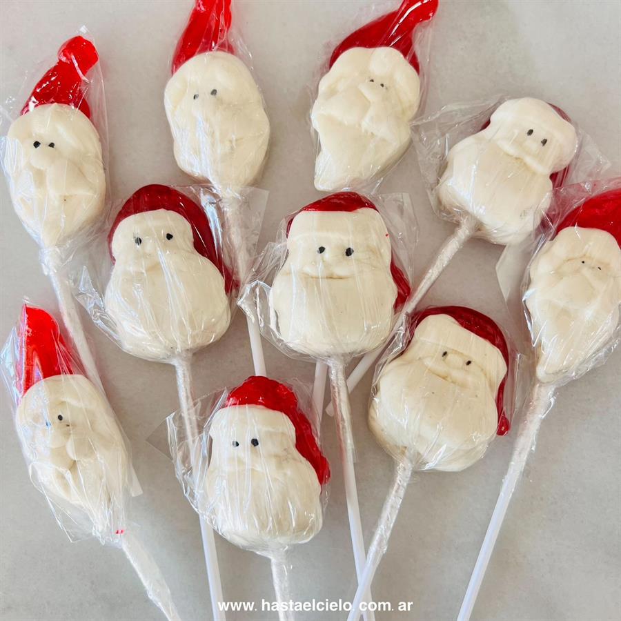 CHUPETIN PALETA DE CARAMELO PAPA NOEL X 1 UNIDAD