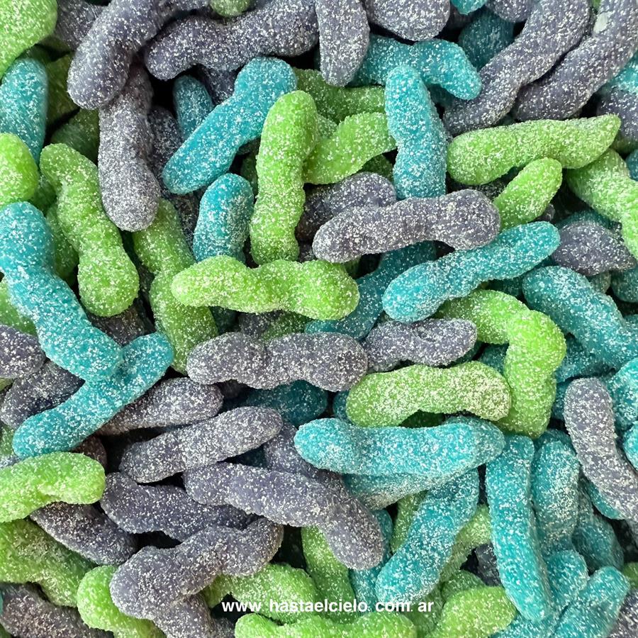 GOMITA MINI GUSANITO HALLOWEEN X 250GR