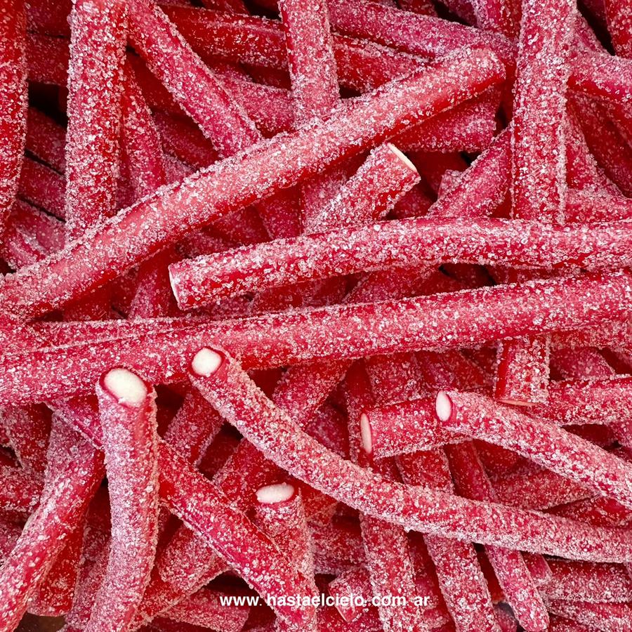 GOMITAS REGALIZ TUBO ACIDO DE FRUTILLA