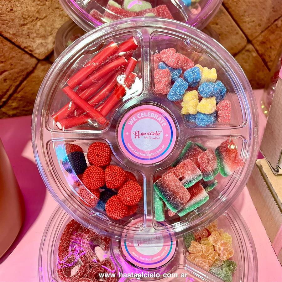 BANDEJA REDONDA GOLOSINAS X 350GR.