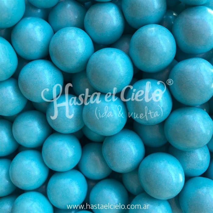 PERLA DE CHICLE BOLON CELESTE.