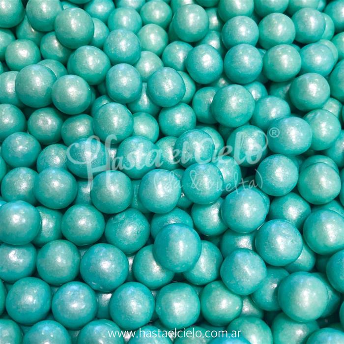 PERLITA DE CHICLE BOLONCITO AGUAMARINA.