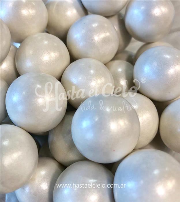 PERLA DE CHICLE BOLON BLANCO.