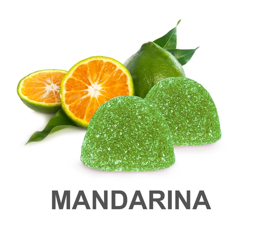 BOMBON BOCHITA VERDE CREMOSO SABOR MANDARINA.