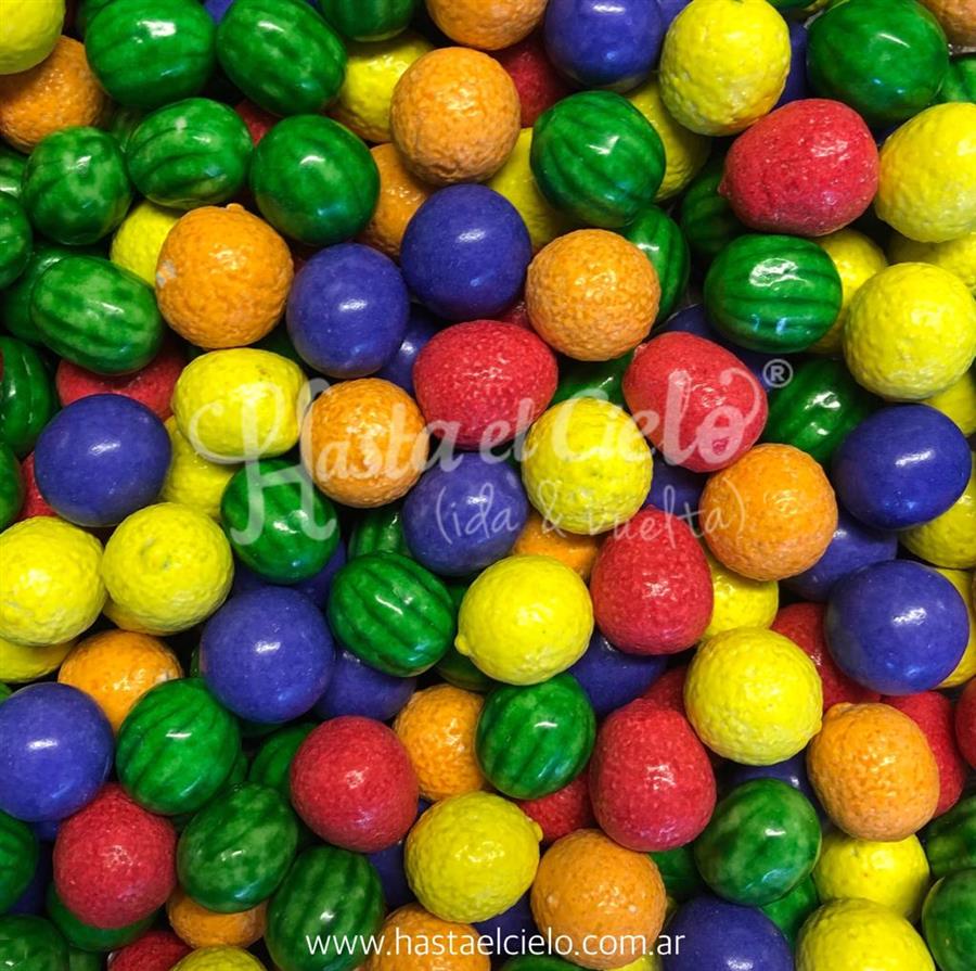 CHICLE BOLON FORMA FRUTITAS 3,5CM APROX