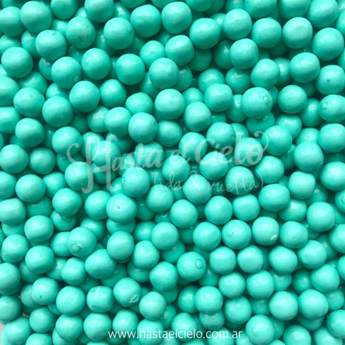 CHICLE BOLONCITO AGUAMARINA 1CM APROX.