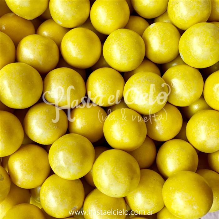 PERLA DE CHICLE BOLON AMARILLO.
