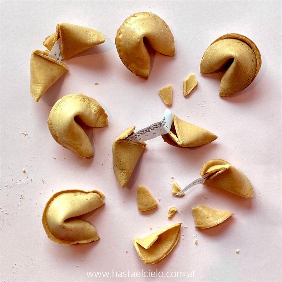 GALLETAS DE LA FORTUNA CON MENSAJE