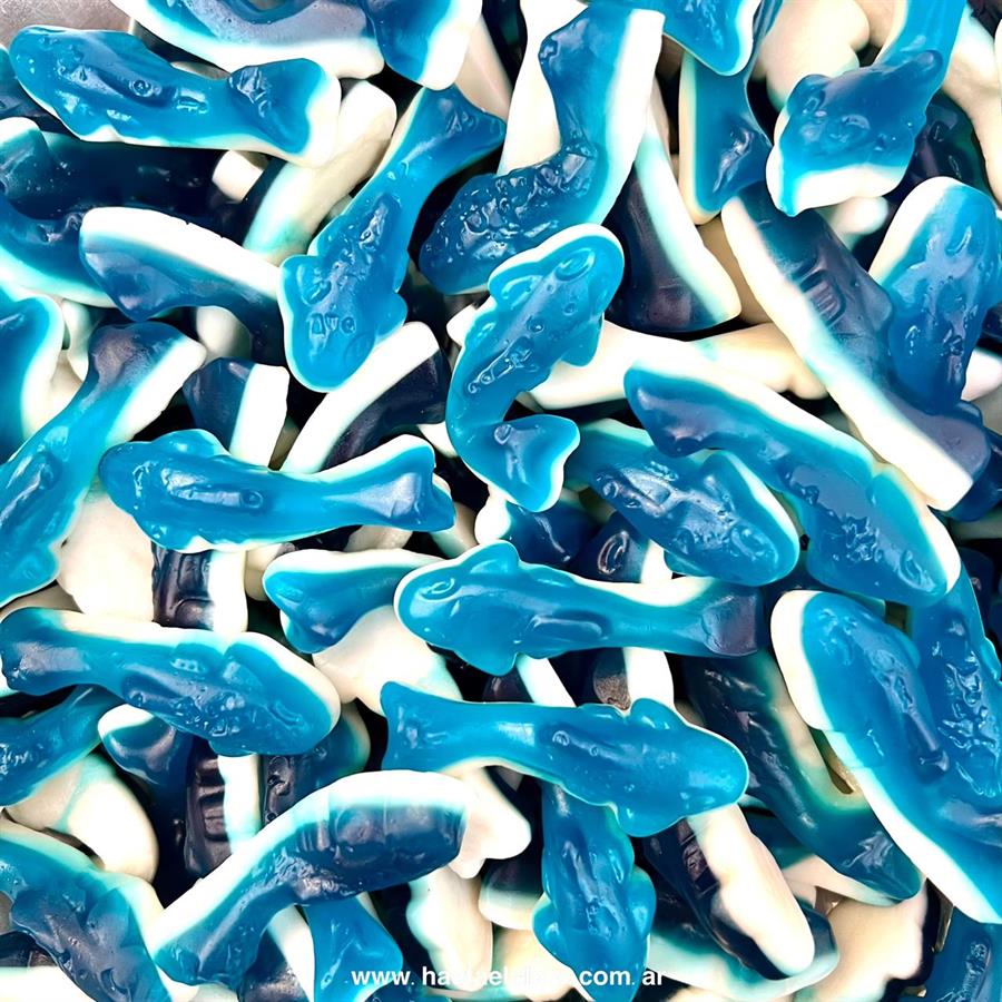 GOMITAS TIBURONES DULCES X 250GR