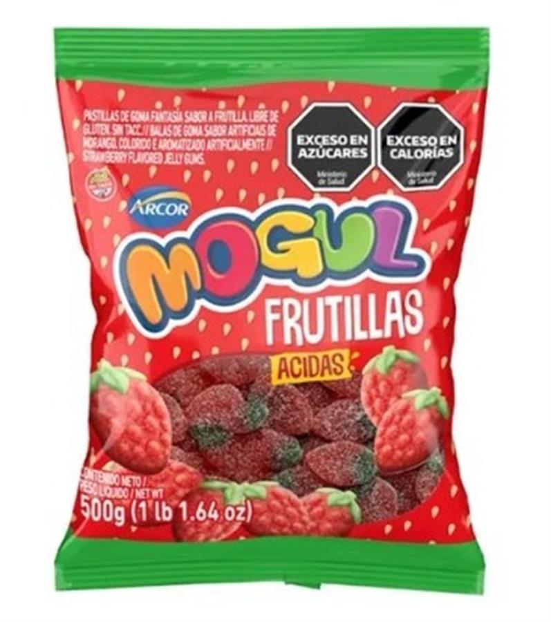 MOGUL FRUTILLAS ACIDAS  X 500GR