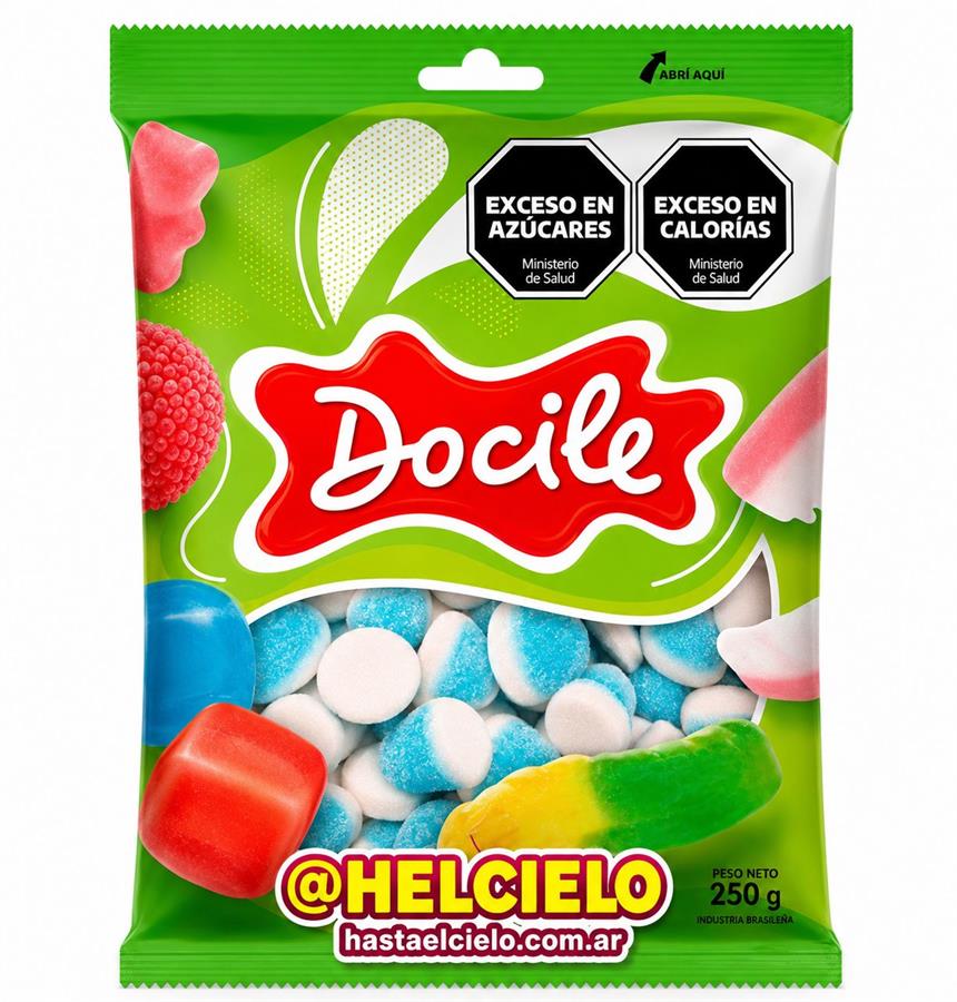 BOLSA GOMITA BESO DE FRESA  ARANDAMO DOCILE X 250GR