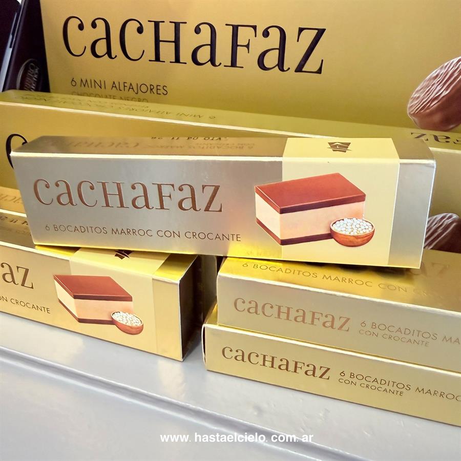 CAJA BOCADITOS MARROC CACHAFAZ X 6 UNIDADES