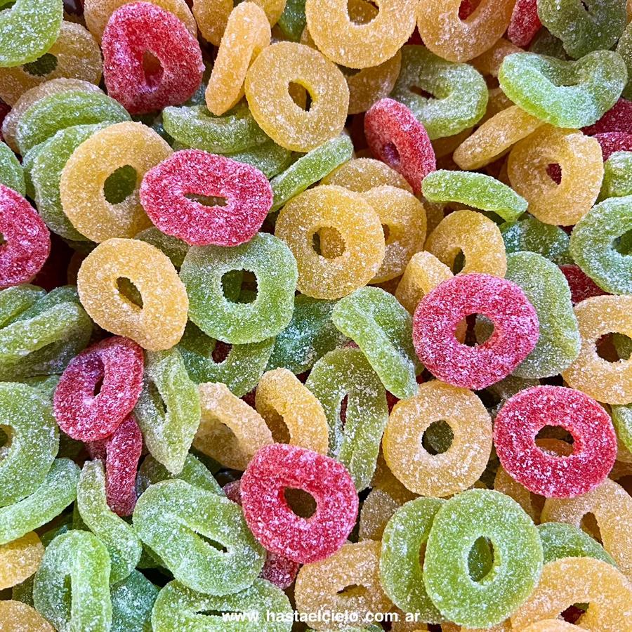 GOMITA  ANILLITOS DULCES COLORES