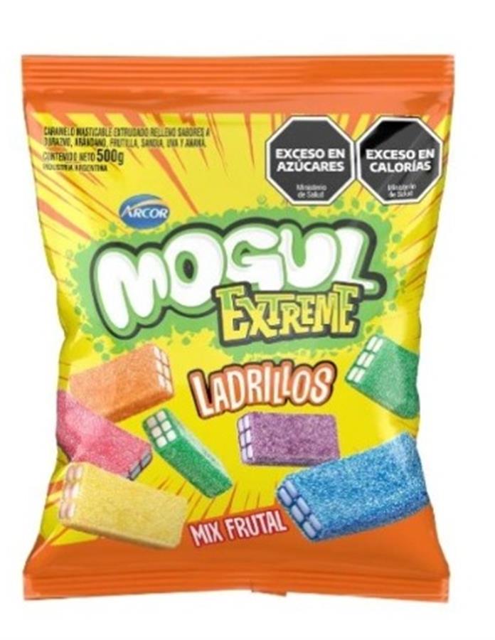 MOGUL LADRILLO ACIDO MIX SABORES X 500GR.
