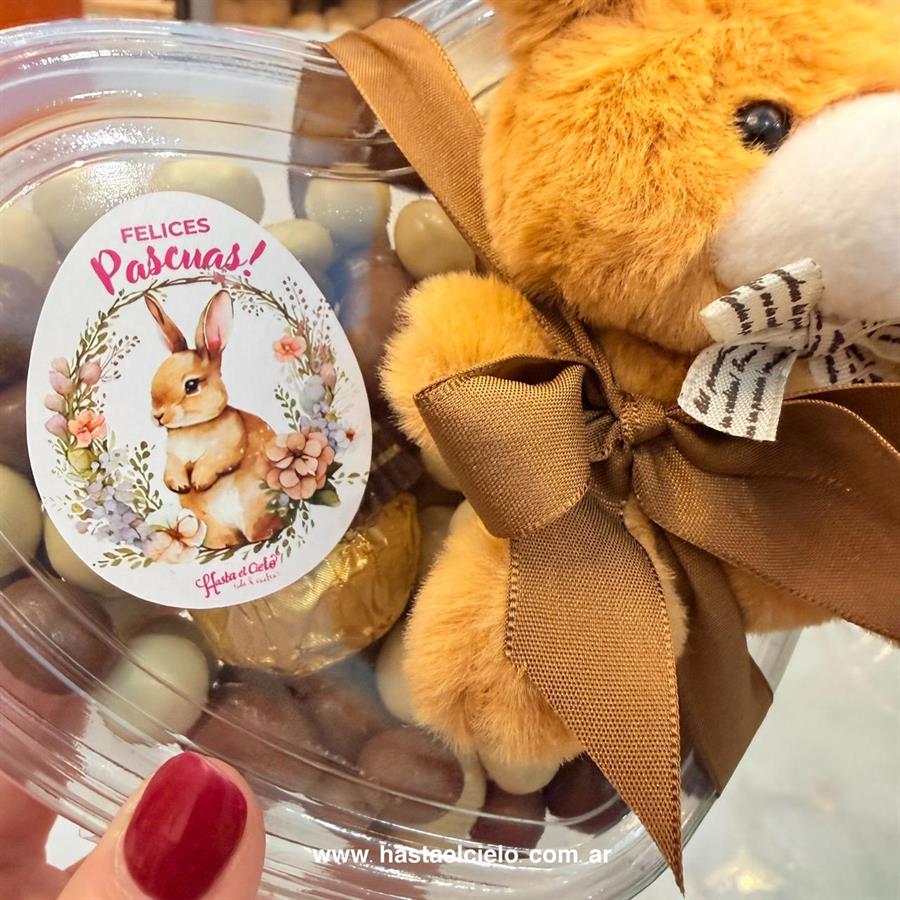 BANDEJA CORAZON MIX CHOCOLATES PASCUA