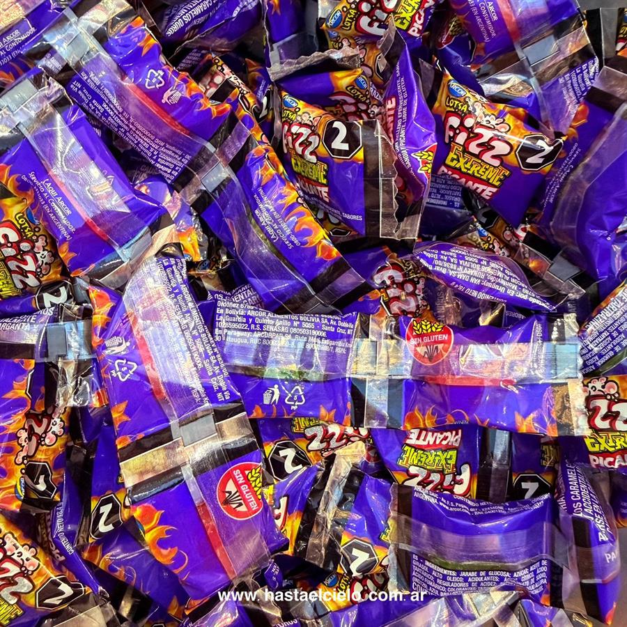 CARAMELO FIZZ SABORES ESPECIALES PICANTE X 100GR