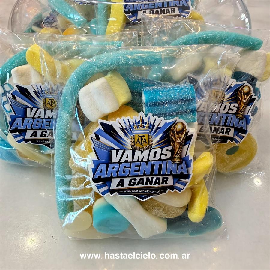 BOLSITA SORPRESITA GOMITAS ARGENTINA X 10 UNIDADES.