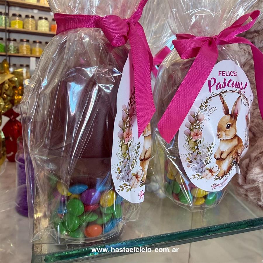 HUEVO DE CHOCOLATE RELLENO 80GR HEC + ROCKLETS