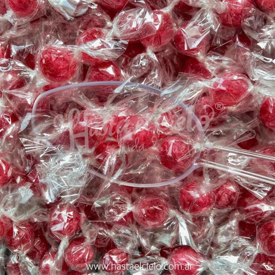 BOLSA CARAMELO BOLITA ROJO X 500GR