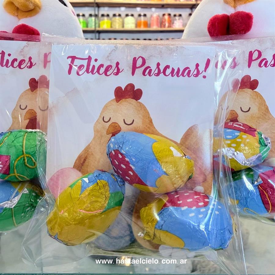 BOLSITA  3 HUEVITOS CHOCOLATE