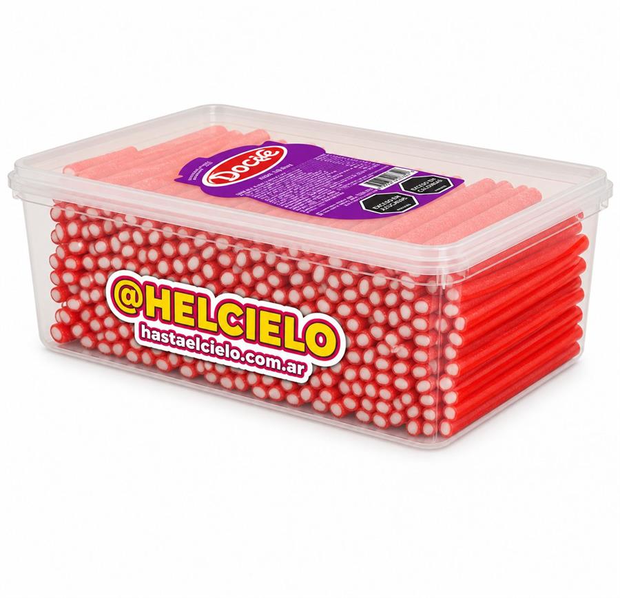 TUPPER REGALIZ DULCE FRUTILLA DOCILE X 1.350KG