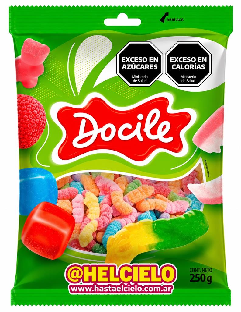 DOCILE GOMITA GUSANO ACIDO  X 250GR