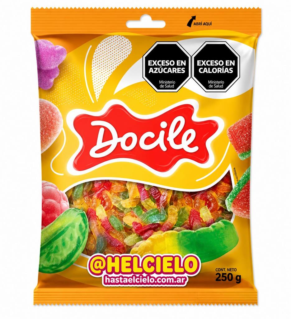 DOCILE GOMITA GUSANOS ACIDOS X 1KG
