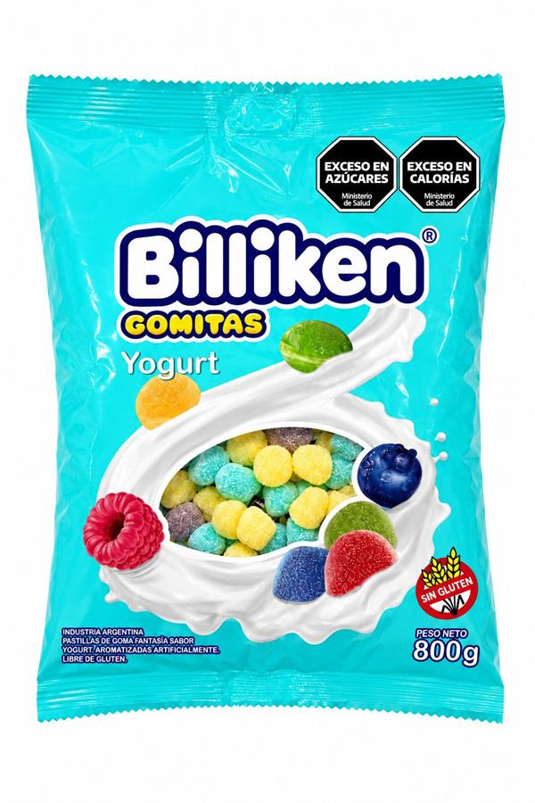 BILLIKEN GOMITA YOGUS PASTEL X 800GR.