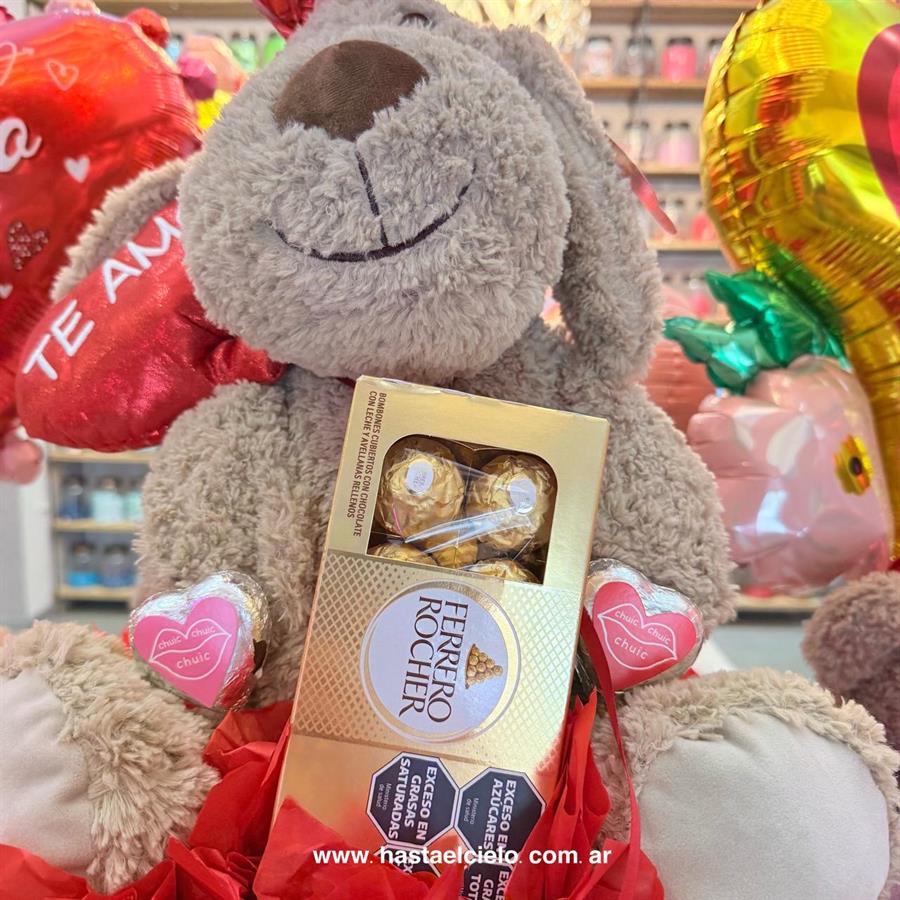 GIGANTE ARREGLO PERRO CORAZON