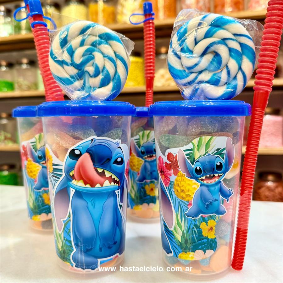 VASO STICH CON 250GR. MIX GOMITAS.
