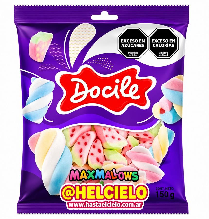 DOCIE MALVAVISCOS RELLENO FRUTILLA  X 150GR