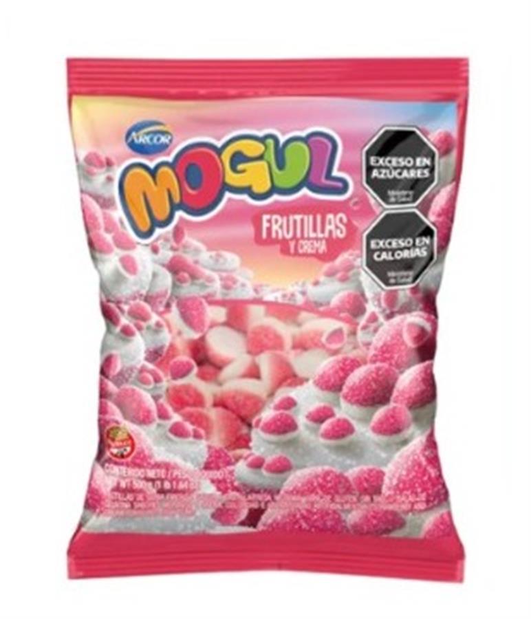 MOGUL  GOMITA FRUTILLA CON CREMA X 500GR