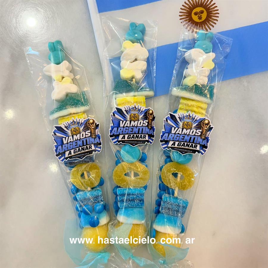 PINCHO GOMITAS ARGENTINA X 1 UNIDAD