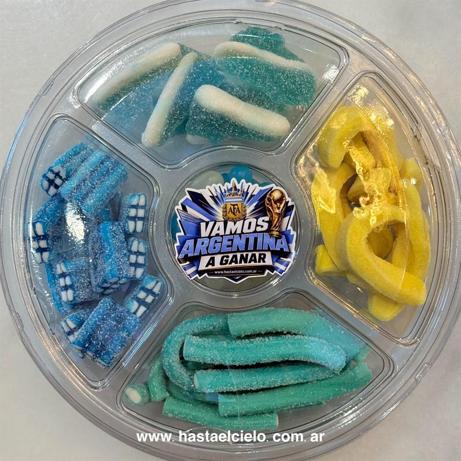 BANDEJA MIX DE GOMITAS ARGENTINA X 350GR.