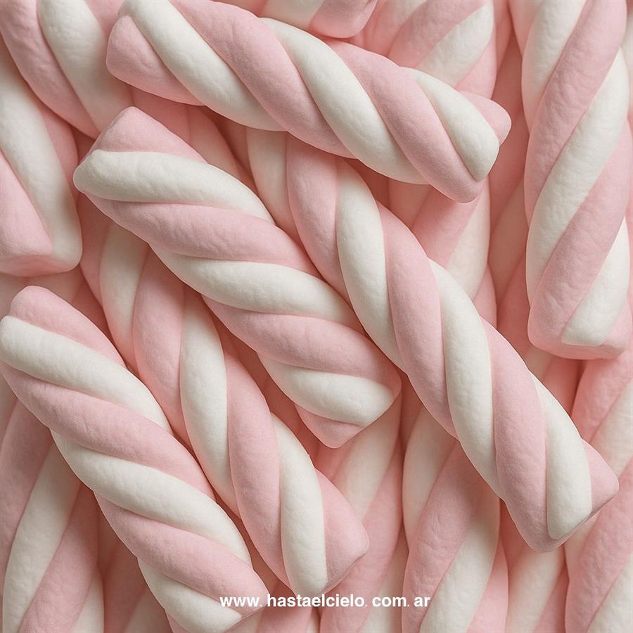 MALVAVISCOS TWIST ROSA Y BLANCO x 200GR