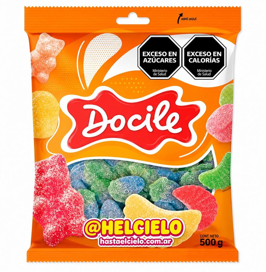 BOLSA GOMITA FRUTILLITAS DOCILE X 250GR