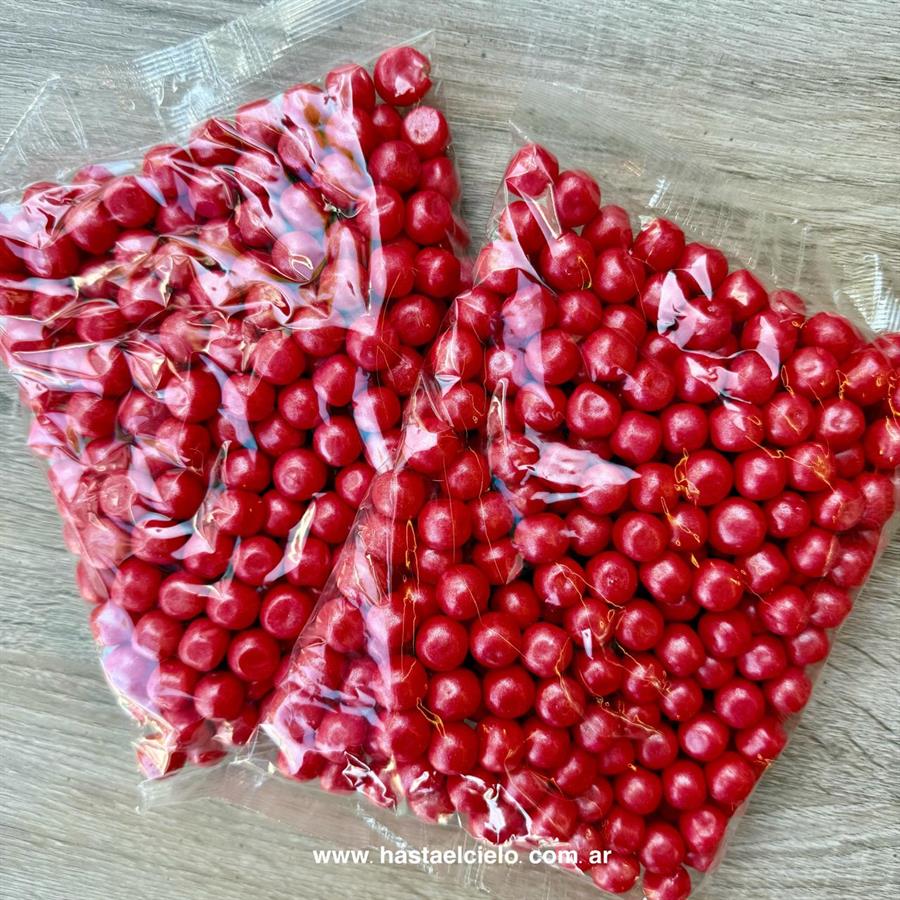 BOLSA PERLITA DE CHICLE BOLITA ROJO X 400GR