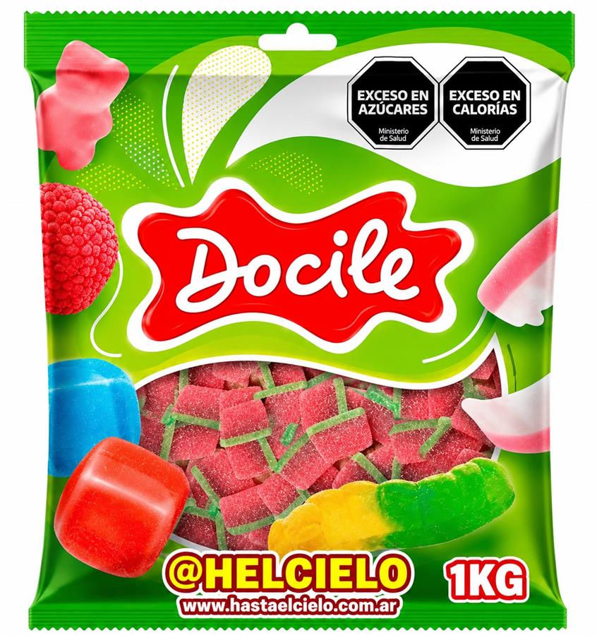 DOCILE GOMITA SANDIA ACIDA  X 1KG