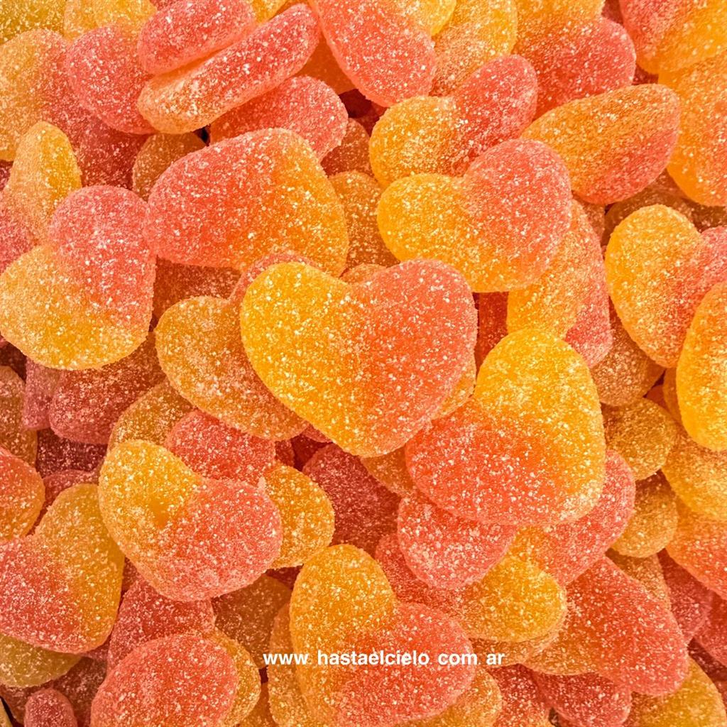 GOMITA CORAZON DURAZNO x 250GR.
