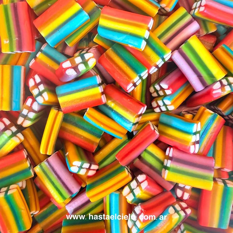 GOMITAS LADRILLOS ARCOIRIS DULCES MOGUL  X 100GR