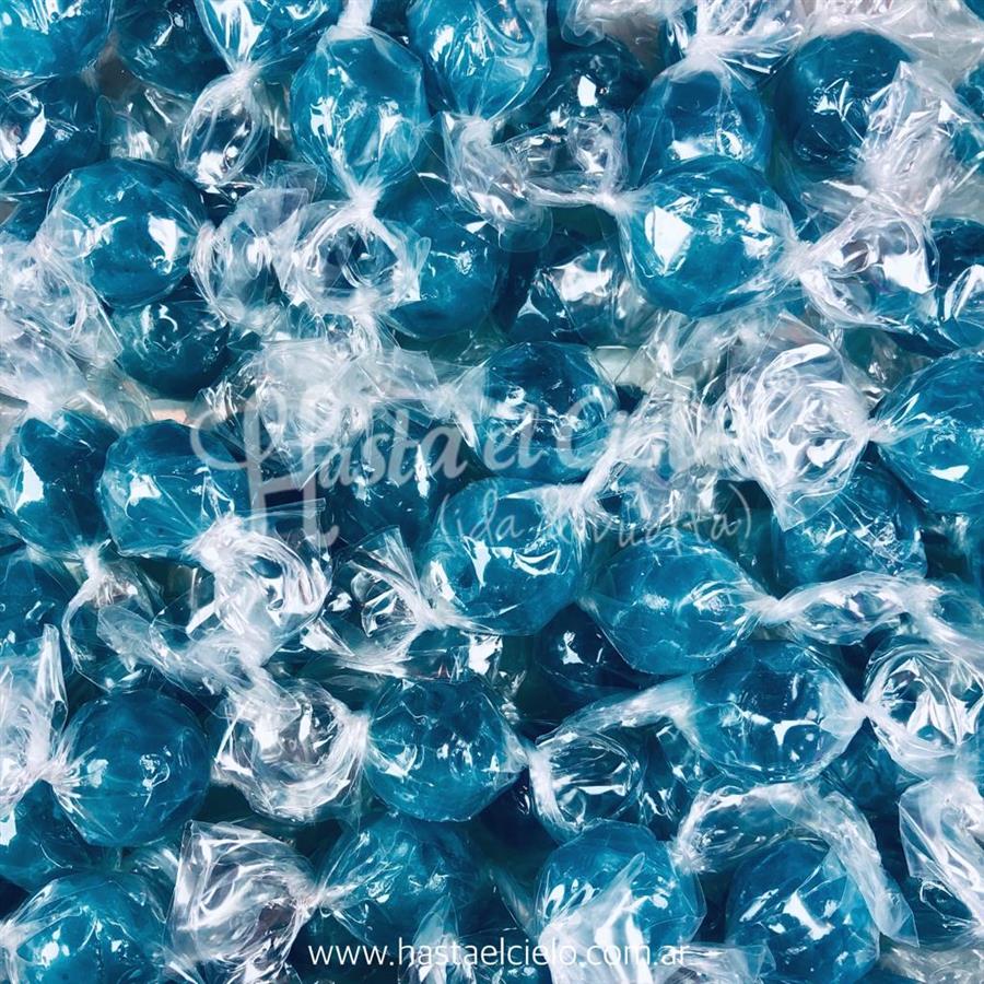 CARAMELO BOLITA AZUL EN CELOFÁN