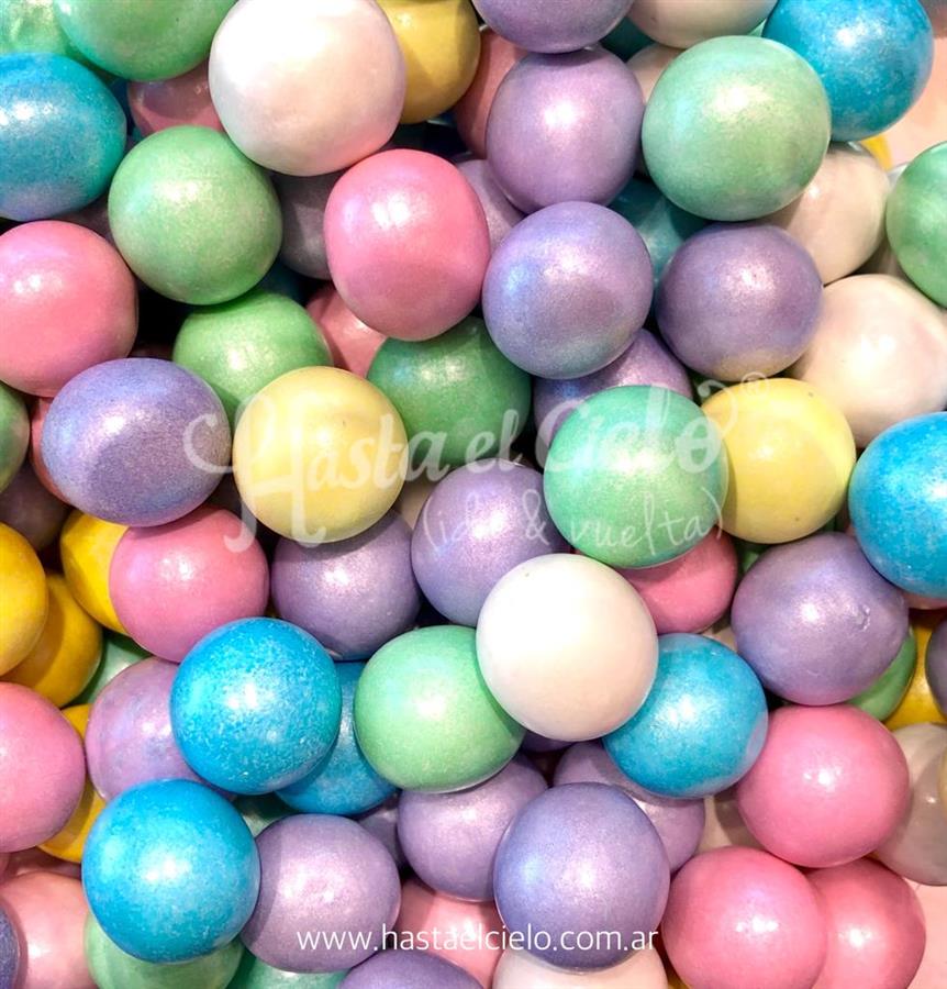 PERLA DE CHICLE BOLON MIX PASTEL.