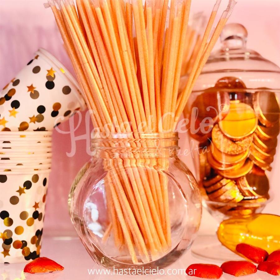AZUQUITA EN STICKS NARANJA X 50 UNIDADES