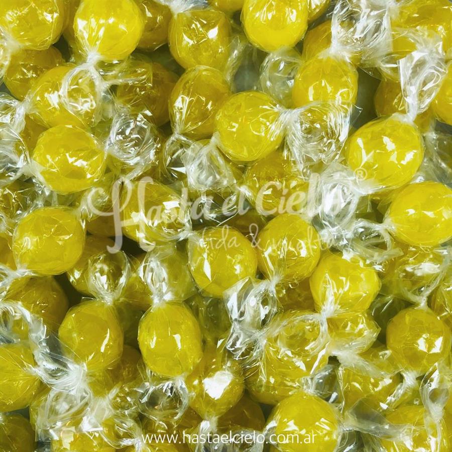 CARAMELO BOLITA AMARILLAS EN CELOFÁN