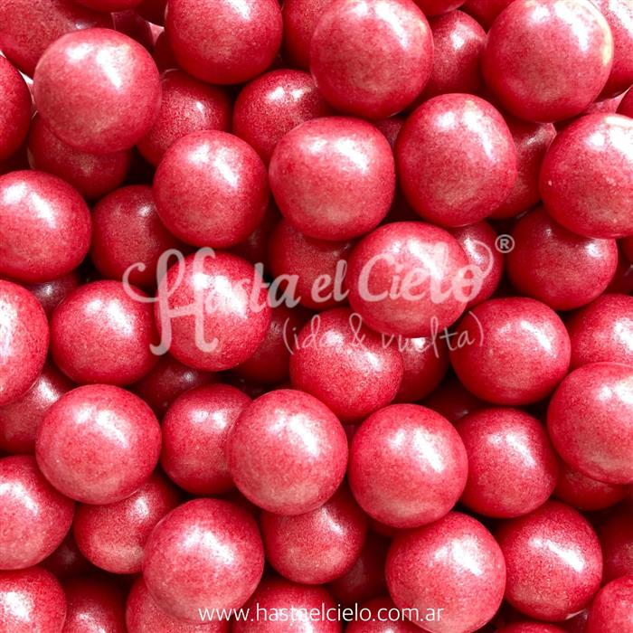 PERLA DE CHICLE BOLON ROJO.