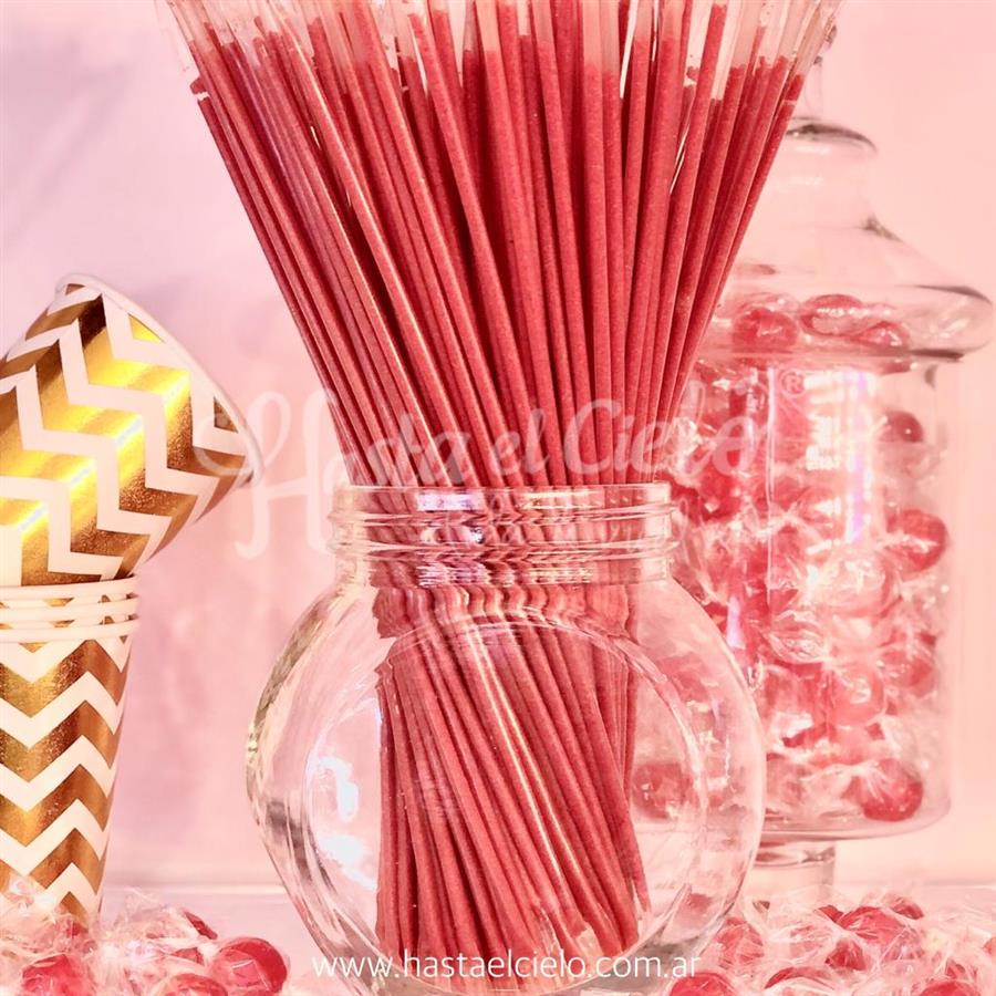 AZUQUITA EN STICKS ROJO X 50 UNIDADES