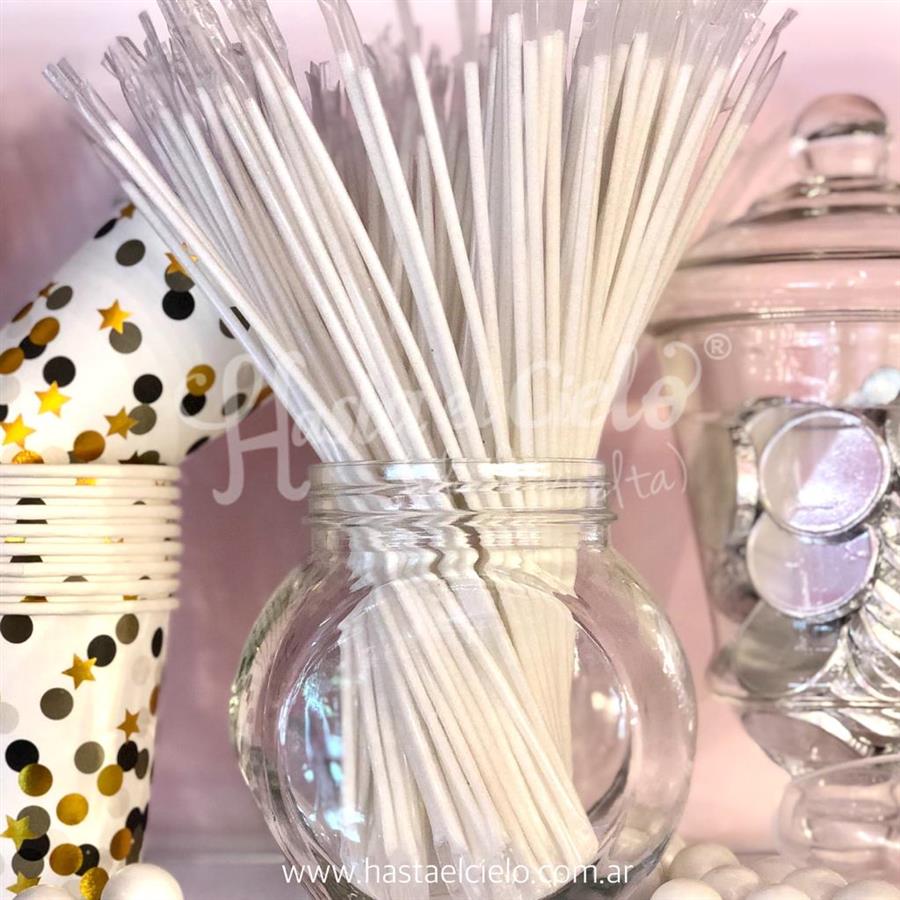 AZUQUITA EN STICKS BLANCO X 50 UNIDADES